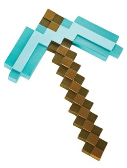 Minecraft Kunststoff-Replik Diamant-Spitzhacke