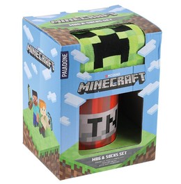 Minecraft Geschenkset (Tasse + Socken)