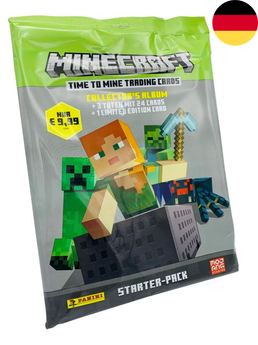 Minecraft - Time to mine Trading Cards Series 2 Starter-Set
