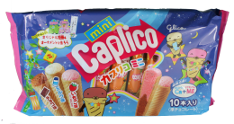 Mini Caplico Waffeln - Erdbeer+Sckokolade+Milch 87 g