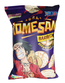 One Piece Komesan Brown Rice Chips - Barbecue 60 g