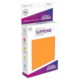 Supreme UX Kartenhüllen (60 Stk.) - Japanische Größe - Orange
