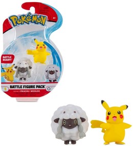 Pokémon Battle Figuren Pack - Pikachu, Wolly