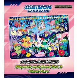 Playmat and Card Set 2 PB-09 Floral Fun - ENG - Digimon TCG