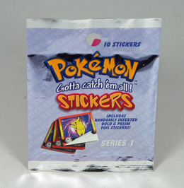 Pokémon Sammel-Sticker (Serie 1) - 1 Pack