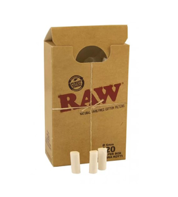 RAW Cotton Filters 120-Pack - Slim Size