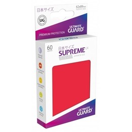 Supreme UX Kartenhüllen (60 Stk.) - Japanische Größe - Rot