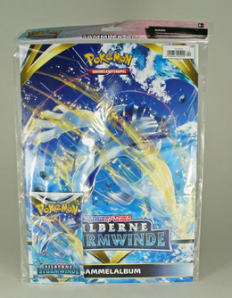 Pokémon: Sammelalbum Silberne Sturmwinde + 1 Booster-Pack (DE)