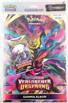 Pokémon: Sammelalbum Verlorener Ursprung + 1 Booster-Pack (DE)