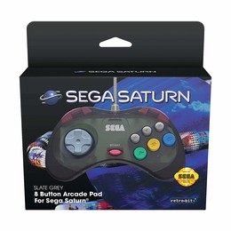 SEGA Saturn Controller - Grau Transparent