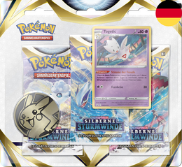 Silberne Sturmwinde 3-Pack Blister Togetic (DE) - Pokémon