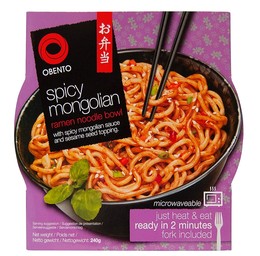 Spicy Mongolian Ramen Noodle Bowl