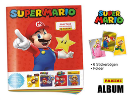 Super Mario Sticker 2023 Play Time - Sammelalbum