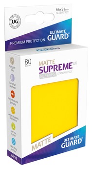 Supreme Sleeves Standard Size Matt UX Yellow (80)