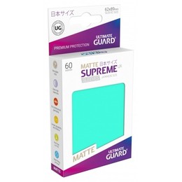 Supreme UX Matte Kartenhüllen (60 Stk.) - Japanische Größe - Türkis