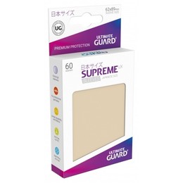 Supreme UX Kartenhüllen (60 Stk.) - Japanische Größe - Sand