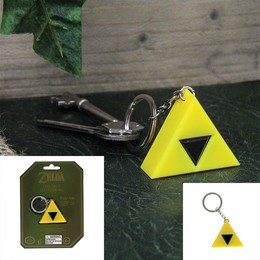 Zelda Triforce Schlüsselanhänger mit Sound und Licht