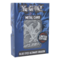Blue Eyes Ultimate Dragon Metal Card Limited Edition - Yu-Gi-Oh!