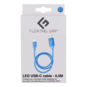 Floating Grip - USB-C LED Cable 0,5m blue