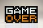 Game Over 8-Bit LED-Lampe