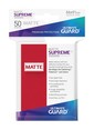 Supreme UX Matte Sleeves (50 Stk) - Standard Size - Rot