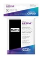 Supreme UX Matte Sleeves (50 Stk) - Standard Size - Schwarz