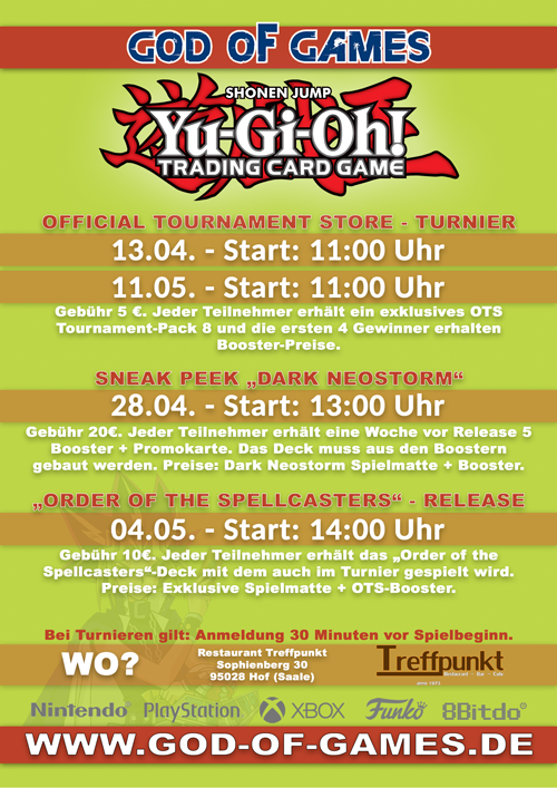 Yu-Gi-Oh Official Tournament Store Turnier OTS10 am 11.05.
