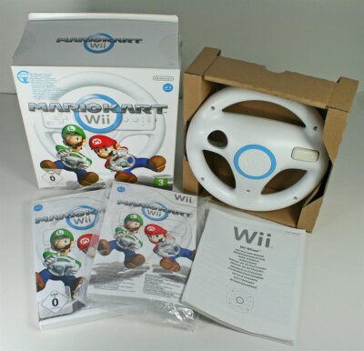 Mario Kart + Lenkrad Bundle - Nintendo Wii