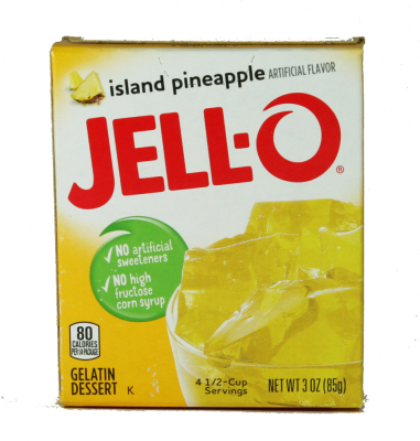 Jell-O - Island Pineapple Gelatin Dessert 85 g