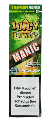Juicy Hemp Wraps - Manic 2-Pack