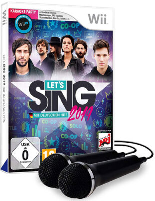 Lets Sing 2019 mit deutschen Hits + 2 Mics - Nintendo Wii