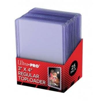 Toploader (25 Stk) - 3"x4" Regular - Clear