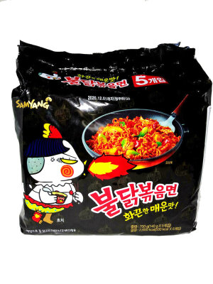 MHD Samyang Hot Chicken Ramen Scharf  5x140g
