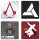 Assassins Creed - Untersetzer 4er Set