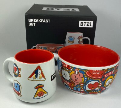 BT21 Frühstücks-Set Icons