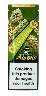 Kingpin Natural Hemp Wraps - Original G 4-Pack