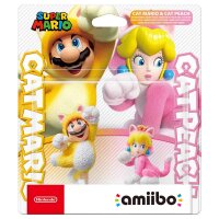 amiibo Katzen-Mario & Katzen-Peach Doppelpack