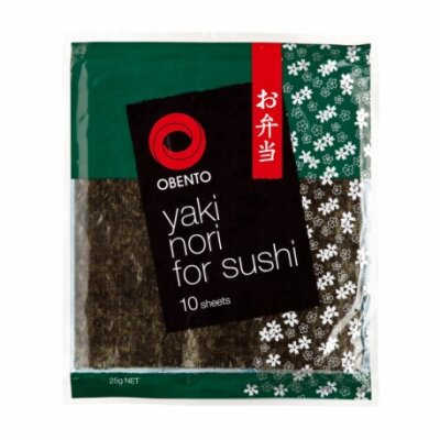 SALE - OBENTO Yaki Nori für Sushi 10 Sheets 25g