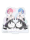 Re:Zero Starting Life in Another Wolrd Acryl-Figur - Rem & Ram (Design 1) 10cm