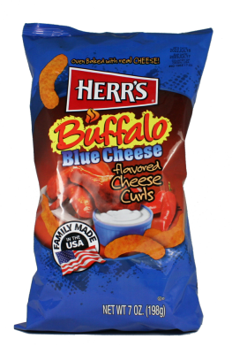 Herr´s Cheese Curls - Buffalo Blue Cheese 170g