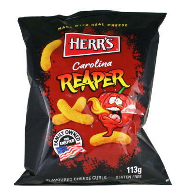 Herr´s Carolina Reaper Cheese Curls 113 g