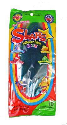 Pigüi Slaps Lollipops - Mixed 10-Pack 100g
