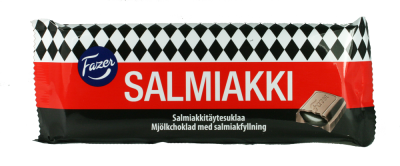 Fazer Salmiakki Schokolade 100 g