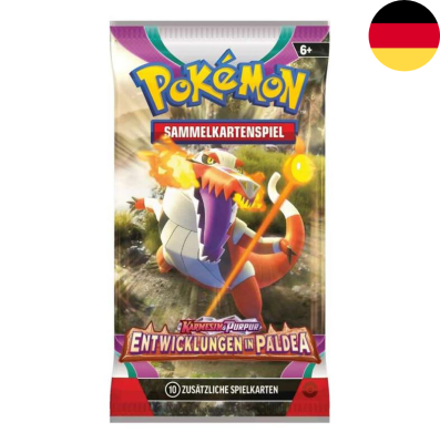 KP02 Entwicklungen in Paldea Karmesin & Purpur Booster (DE) - Pokémon