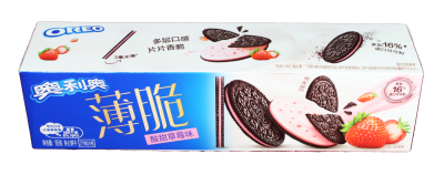 Oreo Sandwich Biscuit Thin - Strawberry 97g
