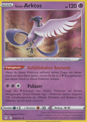 Galar-Arktos 063/203 Holografisch (DE)