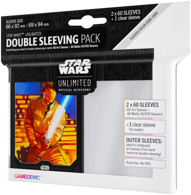 Star Wars Card Sleeves Star Wars Unlimited Art Sleeves - Darth Vader Themed Card  Protectors Leader Case
