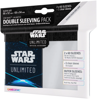 Double Sleeving Pack (blau) - Star Wars Unlimited - Gamegenic