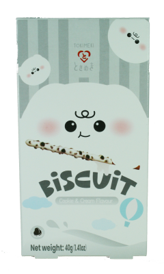 Tokimeki Biscuit Stick Cookie & Cream 40g