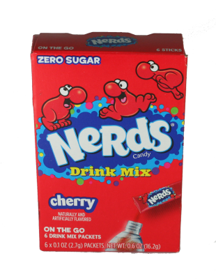 MHD - Nerds Drink Mix Singles - Cherry 6x2,7g